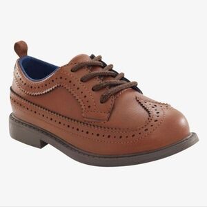 Carter's Infant Boy's Brown Oxford Shoes Size 4 Baby Dress